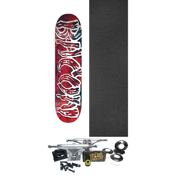 Bacon Skateboards Nightmare on Font St. Skateboard Deck - 8.5" x 32" - Complete Skateboard Bundle